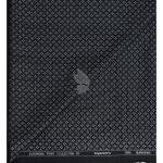 Siyaram's European Print Collection with 100% Superfine Giza Cotton Black Colour Unstitched Shirt Fabric of 1.6 Mts / VV2444