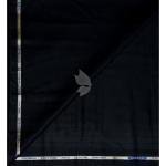 J.Hampstead Moretti Premium Egyptian Collection with 100% Giza Cotton Black colour Plain Pattern Unstitched Shirt Fabric of 1.6 mts - Made In Italy / VV2454