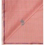 Siyaram's 100% Superfine Cotton Red (Indian Red) colour with Checkered Pattern Unstitched Shirt Fabric of 1.6 Mts / VV2461