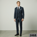 Raymond Australian Merino Wool blended Checkered pattern and Fabric for all  Seasons Wear Green Colour Unstitched Suit Fabric of 3.5 Mts / VV2468
