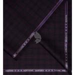 Raymond Australian Merino Wool blended Checkered pattern and Fabric for all  Seasons Wear Purple (Rosewood) Colour Unstitched Suit Fabric of 3.5 Mts / VV2470
