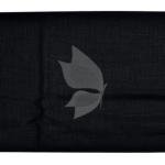 Siyaram's 100% Pure Linen 40 Lea Plain Black Colour Unstitched Shirt Fabric - 1.60 Mts / VV2491