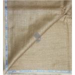 Siyaram's "Revista Collection" 100% Pure Royal Linen 60 Lea Jacquard Dark Beige colour Unstitched Shirt Fabric of 1.60 mts / VV2493