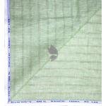 Siyaram's 100% Pure Linen 60 Lea Striped Green colour Unstitched Shirt Fabric of 1.60 mts / VV2512