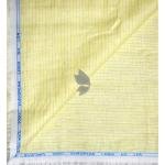Siyaram's 100% Pure Linen 60 Lea Striped Yellow (Lemon) colour Unstitched Shirt Fabric of 1.60 mts / VV2514