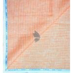 Siyaram's 100% Pure Linen 60 Lea Striped Pink (Peach) colour Unstitched Shirt Fabric of 1.60 mts / VV2515