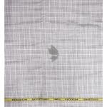 J.Hampstead Moretti Premium Egyptian Collection with 100% Giza Cotton Grey (Seashell) Colour Checkered Pattern Unstitched Shirt Fabric of 1.6 mts - Made In Italy / VV2528