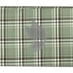 J.Hampstead Moretti Premium Egyptian Collection with 100% Giza Cotton Green (Emerald) Colour Checkered Pattern Unstitched Shirt Fabric of 1.6 mts - Made In Italy / VV2531