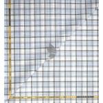 J.Hampstead Moretti Premium Collection with 100% Giza Cotton Multicolour Checkered Pattern Unstitched Shirt Fabric of 1.6 mts - Made In Italy / VV2547