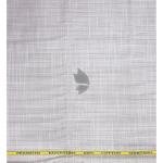 J.Hampstead Moretti Premium Egyptian Collection with 100% Giza Cotton Cream White (Sea Shell) Colour Striped Pattern Unstitched Shirt Fabric of 1.6 mts - Made In Italy / VV2556