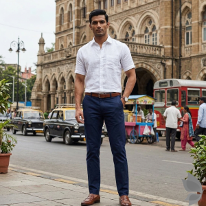 Weaves Empire 100% Genuine European Linen with 120 LEA count White colour Solid Unstitched Shirt Fabric - 1.60 Mts / VV2622