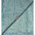 Raymond 100% Pure Linen from "FIJI" with "Double Wrap Weaving" Green (Jade) colour Plain Unstitched Shirt Fabric of 1.70 meters / VV2627