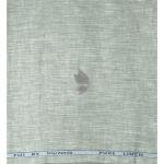 Raymond 100% Pure Linen from "FIJI" with "Double Wrap Weaving" Green colour Plain Unstitched Shirt Fabric of 1.70 meters / VV2632