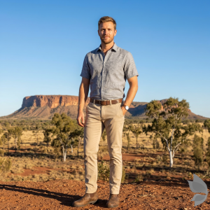 Raymond 100% Pure Linen from "FIJI" with "Double Wrap Weaving" Brown colour Plain Unstitched Shirt Fabric of 1.70 meters / VV2635