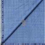 Raymond Luxurious fabrics with Super 120's Wool with 70% wool "Luxolite" Collection Blue colour Checkered Unstitched Trouser Fabric of 1.3 Mts / VV2649