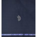 Raymond Luxurious fabrics with Super 120's Wool count & made with 70% wool "Luxolite" Collection Navy Blue colour Checkered Unstitched Trouser Fabric of 1.3 Mts / VV2653
