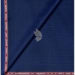 Raymond Soft & Gentle fabric made with Super 100's wool Blue colour Striped Unstitched Trouser fabric of 1.25 Mts / VV2667