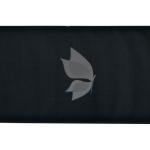 Raymond "Capezio" collection made with Super 70's merino wool & wool rich blend Black gabardine weave solid unstitched trouser fabric of 1.3 Mts / VV2679