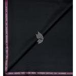Raymond "Capezio" collection made with Super 70's merino wool & wool rich blend Black gabardine weave solid unstitched trouser fabric of 1.3 Mts / VV2679
