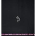 Raymond "Capezio" collection made with Super 70's merino wool & wool rich blend Black gabardine weave solid unstitched trouser fabric of 1.3 Mts / VV2679