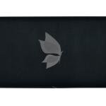 Raymond "Capezio" collection Super 70's merino wool, wool rich blend Black gabardine weave solid unstitched suit fabric of 3.5 Mts / VV2680