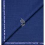 Raymond "Regal Gaze" collection with "Super 120's" merino wool Royal Blue color Solid pattern unstitched Trouser fabric of 1.3 meters / VV2731