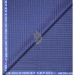 Raymond "Aurich" collection Super 90's merino wool Blue color Checkered unstitched Trouser fabric of 1.3 meters / VV2739