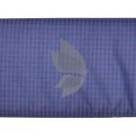 Raymond "Aurich" collection Super 90's merino wool Blue color Checkered unstitched Suit fabric of 3.5 meters / VV2740