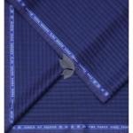 Raymond "Aurich" collection Super 90's merino wool Blue color Checkered unstitched Suit fabric of 3.5 meters / VV2740