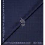Raymond "Aurich" collection Super 90's merino wool Blue color Checkered unstitched Trouser fabric of 1.3 meters / VV2741