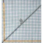 J.Hampstead Moretti Premium Egyptian Collection with 100% Giza Cotton Grey Checkered Pattern Unstitched Shirt Fabric of 1.6 mts - Made In Italy / VV2767