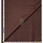 J.Hampstead Moretti Premium Egyptian Collection with 100% Giza Cotton Brown colour Solid Pattern Unstitched Shirt Fabric of 1.6 mts / VV2796