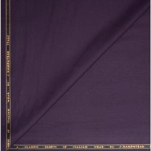 J.HAMPSTEAD GRAPE COLOURED TERRON RAYON UNSTITCHED TROUSER FABRIC - 1.25 METRES / VV4107