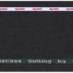 RAYMOND POLY VISCOSE DARK GREY UNSTITCHED SUIT FABRIC-3 METRES - 4321 / VV4782