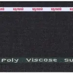 RAYMOND POLY VISCOSE DARK GREY UNSTITCHED SUIT FABRIC-3 METRES - 4321 / VV4782