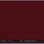 J.HAMPSTEAD SUPER WOOL 90'S MAROON COLOUR MATTE UNSTITCHED TROUSER FABRIC -1.30 METRES / VV5005