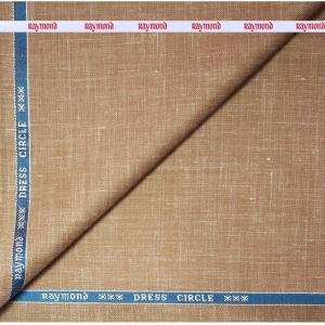 RAYMOND LINEN COTTON BEIGE COLOUR UNSTITCHED TROUSER FABRIC - 1.25 METRES / VV5276 - 4321