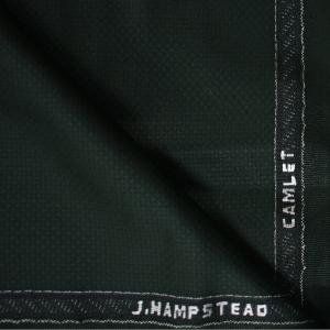 J.Hampstead Plain Terron Rayon Unstitched Trouser Fabric - 1.25 Metres- GREEN-MATTE  / VV6064