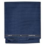 J.hampstead Blue Checks Terron Rayon Unstitched Trouser Fabric - 1.25 Metres - VV6072