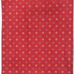 J.hampstead 100% Cotton Red Printed Self Checkered Design Unstitched Shirt Fabric - 1.6 Metres / VV6336