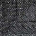 J.HAMPSTEAD " 100% PREMIUM COTTON " GREY PRINTED COUDROY DESIGN UNSTITCHED SHIRT FABRIC - 1.6 METRES / VV6359