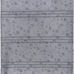 J.HAMPSTEAD " 100% PREMIUM COTTON " GREY PRINTED STRIPED DESIGN UNSTITCHED SHIRT FABRIC - 1.6 METRES / VV6370