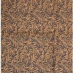 J.HAMPSTEAD " 100% GIZA COTTON " SANDAL COLOUR WITH BUTTA WEAVE PRINTED UNSTITCHED SHIRT FABRIC - 1.6 METRES / VV6372