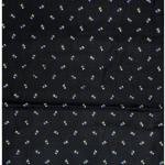 J.HAMPSTEAD " 100% GIZA COTTON " BLACK COLOURED PRINTED UNSTITCHED SHIRT FABRIC -1.6 METRES -VV6409