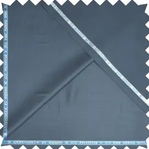 RAYMOND CEREMONIA COLLECTION GREY COLOURED MERINO WOOL BLENDED PLAIN UNSTITCHED SUIT FABRIC -3.25 METRES / VV6626