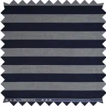 RAYMOND NAVY BLUE COLOURED STRIPED POLY VISCOSE UNSTITCHED TROUSER FABRIC -1.3 METRES / VV6682