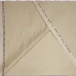 RAYMOND PATRIZIA COLLECTION SUPER 70'S PURE MERINO WOOL BEIGE COLOURED SELF DESIGN UNSTITCHED SUIT FABRIC -3.25 METRES / VV6699