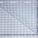 Raymond 100% Premium Cotton WHITE Unstitched Shirt Fabric - 1.60 metres / VV6728