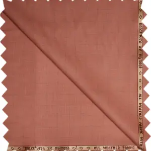 Raymond Fine Wool orange Solid Trouser Fabric-1.25 mts / VV6795