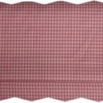 Raymond Amedus Peach checkered 52% Merino wool trouser fabric-1.30 mts / VV6803